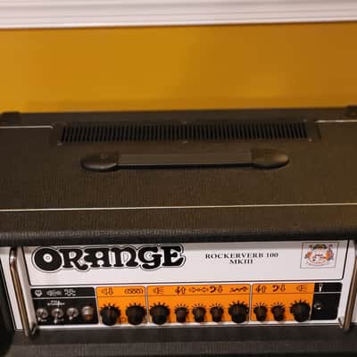Orange Rockerverb 100 MK III 2-Channel 100-Watt Guitar Amp Head 2014 - Present - Black image 6