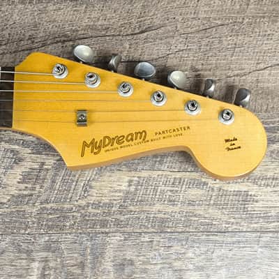 MyDream Partcaster Custom Built - Black Paisley SRV image 4
