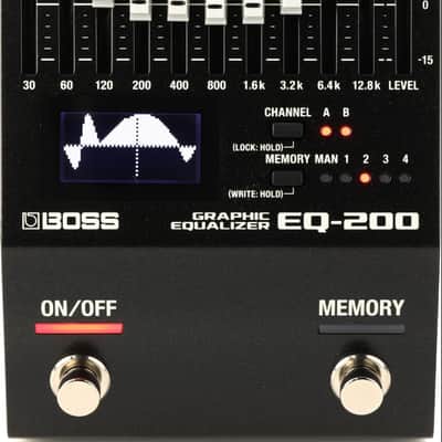 Boss EQ-200 10-Band Graphic Equalizer Pedal for Guitar & Bass - Stereo EQ image 5