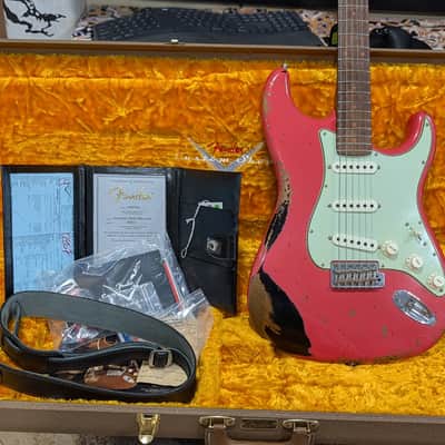 Fender Custom Shop GT11 Relic 60's  Stratocaster 2019 - Heavy Relic Red image 13