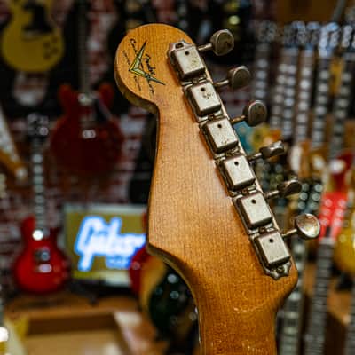 Fender CS 62/63 Dual-Mag II Strat Relic RW Limited 2020 - ABLK/3STB image 12