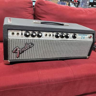 Fender Bassman 70 2-Channel 70-Watt Guitar Amp Head 1979 - Silverface image 2