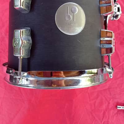 Sonor Force 2005 8" x 8" Full Birch Rack Tom (2005) - Matte/Wax Midnight Black image 4