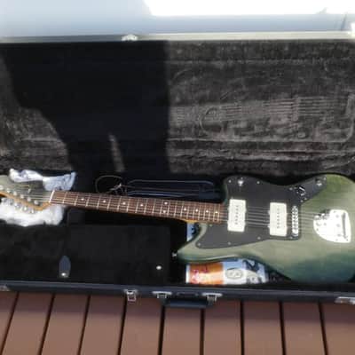 Fender Thurston Moore Artist Series Signature Jazzmaster 2010 - 2014 - Forest Green Transparent image 2