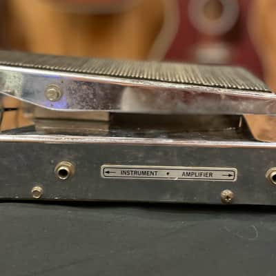 Vintage Morley PFW Power Fuzz Wah Pedal for Electric Guitar & Bass Silver w Power imagen 7