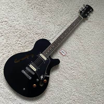 Black Custom Solid Guitar, Maple Neck, Rosewood Fingerboard Bild 3