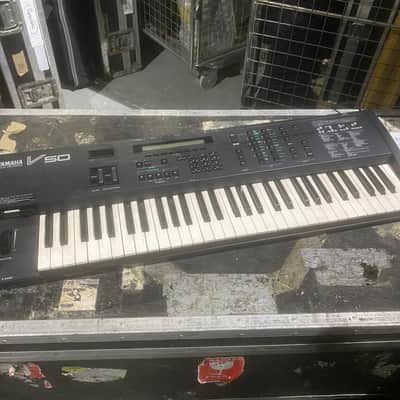 Yamaha V50 owned and used by Rick Wakeman of YES 1990 Black image 1