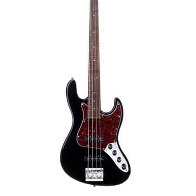 Sadowsky MetroExpress 21 Fret Vintage JJ Bass 4 String Black High Polish Morado Board image 6
