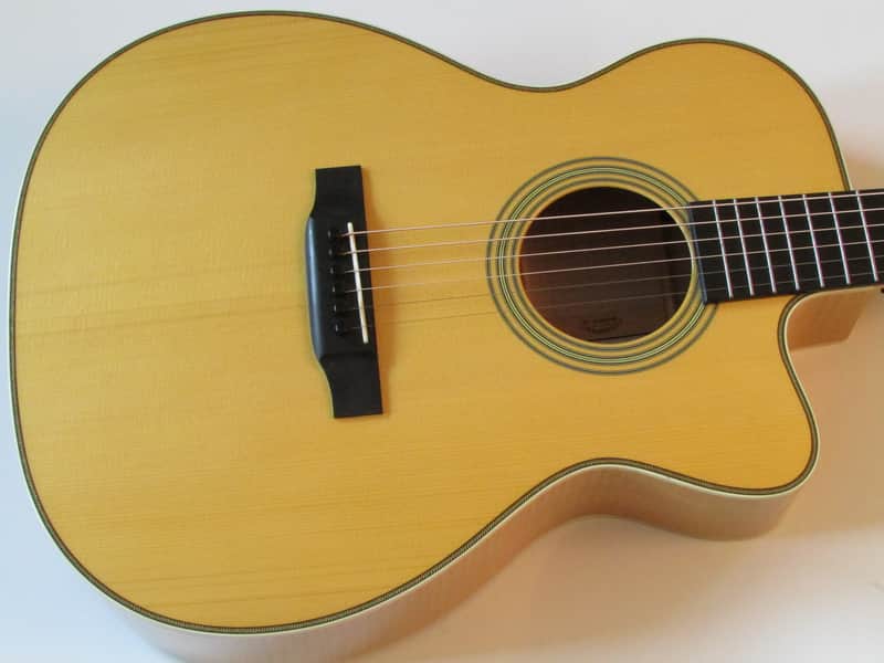 2013 Martin OMC-LJ Pro Laurence Juber Maple Custom Artist Edition Natural image 1