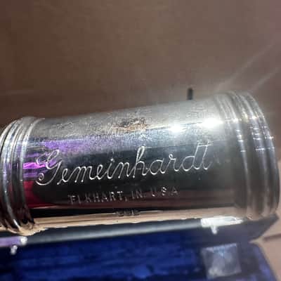 Gemeinhardt 3SB Intermediate Flute – Solid Silver – Elkhart, Indiana USA - Gold-Plated Lip Plate image 12