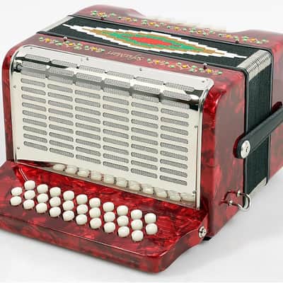 Sofiamari SM-3112 31 Button 12 Bass Accordion - G/C/F 2010s - Red Pearl image 1