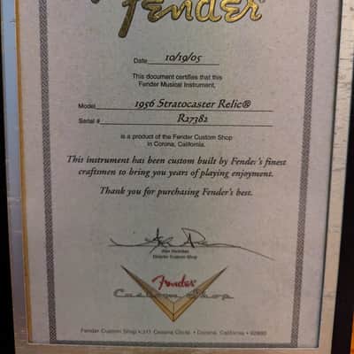 Fender Custom Shop '56 Reissue Stratocaster Journeyman Relic image 2