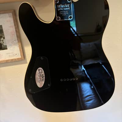 Schecter Telecaster PT Electric Guitar 2022 - Black image 6