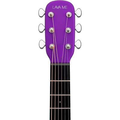 LAVA MUSIC LAVA ME 4 Carbon Fiber 38" Acoustic-Electric Guitar With Airflow Bag - Regular Purple image 5