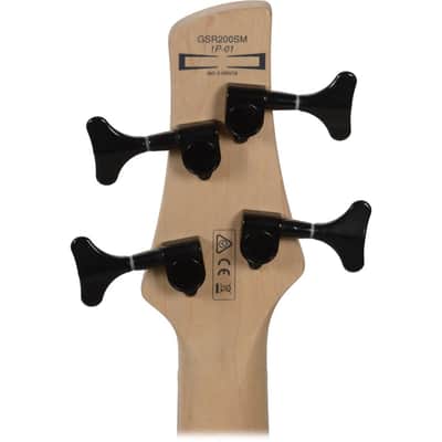 Ibanez GIO Series GSR200BL Left-Handed Electric Bass Guitar, Rosewood Fretboard, Walnut Flat image 11