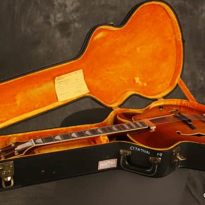 Gibson CITATION #14 electric archtop featured in 1975 Gibson catalog 1974 image 22