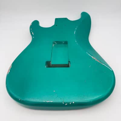 MJT Stratocaster Body Alder Relic Nitro Sherwood Green Metallic mjt5544 image 7