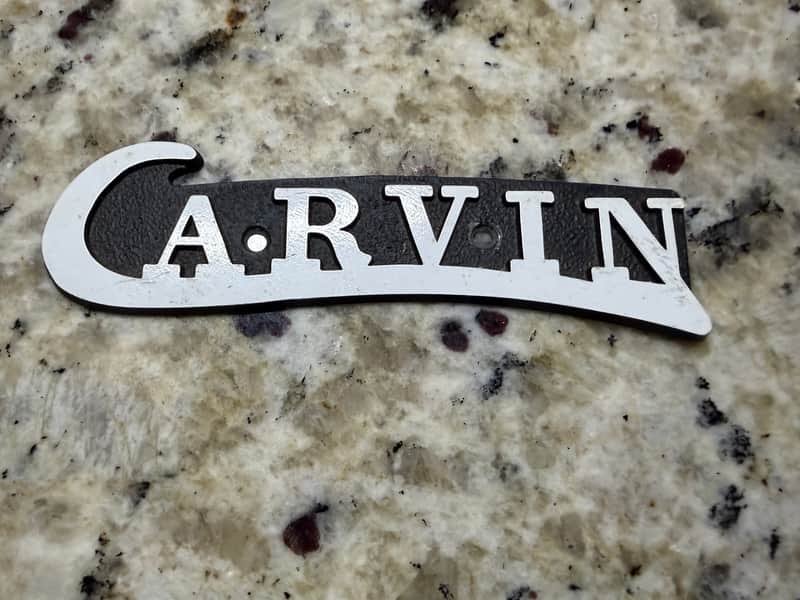 Carvin Metal Amp Or Case Logo Badge Emblem image 1