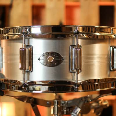Rogers 5x14 Dyna-Sonic 7-Line Aluminum Snare Drum image 1