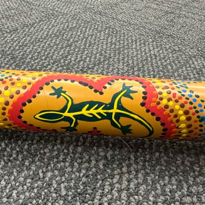 48" Didgeridoo, Synthetic and Hand-Painted, with BAG,  EXCELLENT image 5