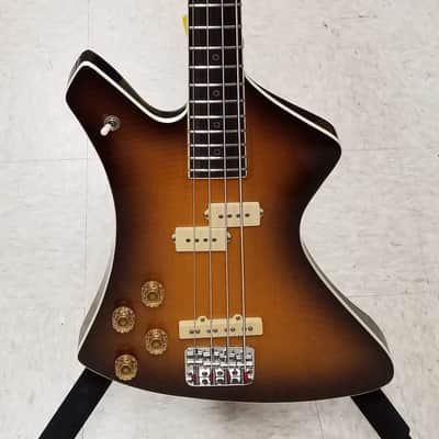 Washburn B20 Stage Bass 80's Sunburst Left Handed MIJ Japan w/HSC image 1