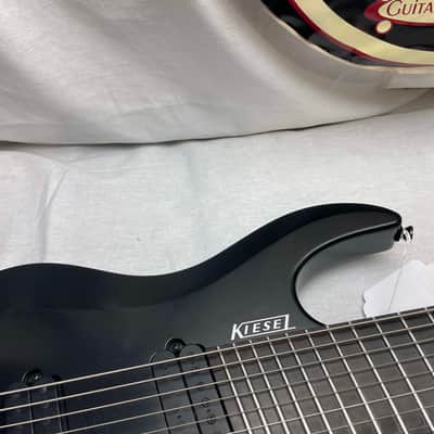 Kiesel Osiris Multiscale 8 Headless Baritone 8-string Guitar with Gig Bag 2018 - Jet Black image 4