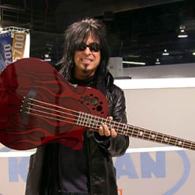 Ovation Nikki Sixx Signature Edition - Autographed! 2007 Red Flames image 7
