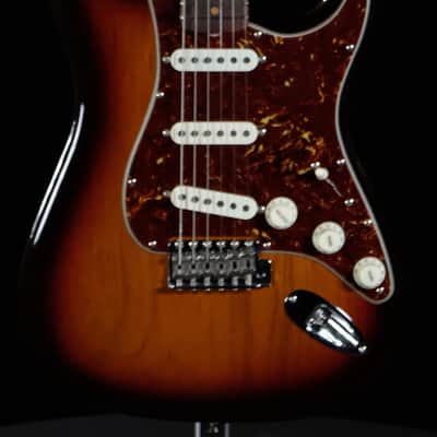 2023 Fender Custom Shop Limited Edition Roasted Pine Stratocaster DLX Closet Classic - Chocolate 3-Color Sunburst image 3
