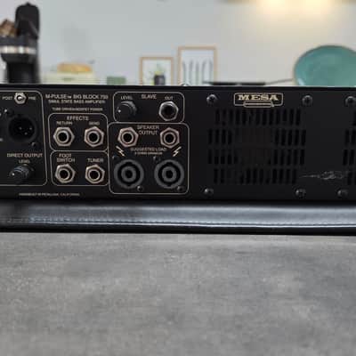 Mesa Boogie M-Pulse Big Block 750 Rack Mount Bass Amp Head from Pro London Recording Studio Mpulse Racked Simul-State Tube Valve Amplifier image 9