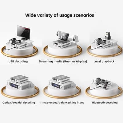 FiiO K15 Full Balance HiFi DAC and Headphone amp AK4497Sx2,Bluetooth 5.1 LDAC, Discrete Class AB Amplifier,USB Support DSD512 & PCM768kHz. Coaxial/Optical/XLR4 with Remote Control (Black) image 2