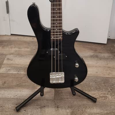Washburn T12 Taurus 4 String Electric Bass-Gloss Black image 1