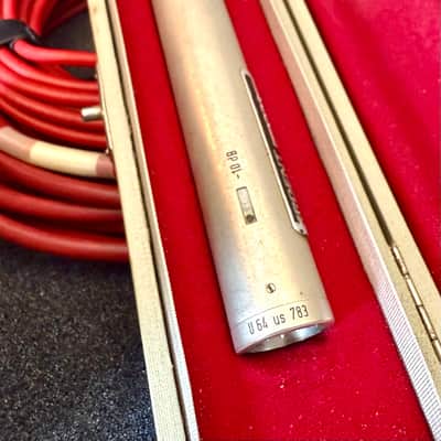 Neumann U64 tube microphone PAIR c 1964 - Nickel original vintage Germany image 5