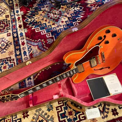 Gibson Custom Shop 1959 ES-355 Reissue Light Aged Murphy Lab Watermelon Red 2024 image 2