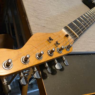 Vintage Japanese Body Partscaster Strat - Tobacco Sunburst image 13
