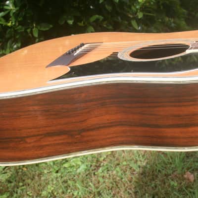 1977 Yairi YW600G Grammer Guitar Style New Jacaranda - Natural+Hard Case image 13