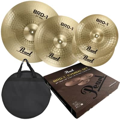 Pearl BRD-1 Cymbal Pack (14HH 16CR 20R) image 3