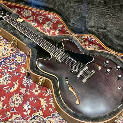 Gibson ES-335 2019 - Satin Trans Black + Case image 10