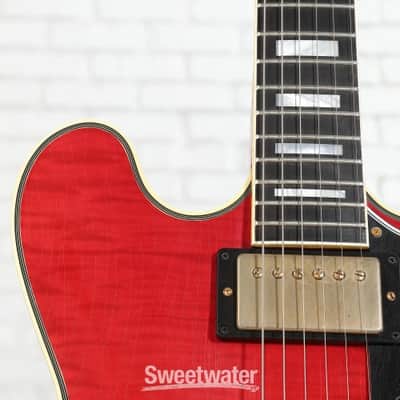 Heritage Custom Shop Core Collection H-555 Electric Guitar - Artisan Aged Trans Cherry (H555CCAATCd1) image 4