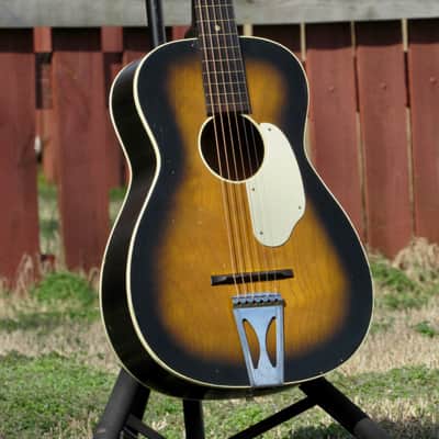 ~Rare~ 1970 Fender Harmony Stella F-1000 Parlor Guitar - All Solid Wood! Pro Setup - Made in USA image 2