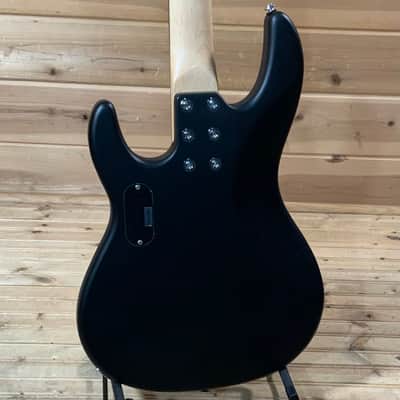 ESP LTD AP-204 4-String Electric Bass Guitar - Black Satin image 4