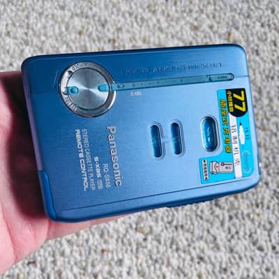Panasonic SX56 Walkman Cassette Player, Excellent Blue ! Working ! image 2