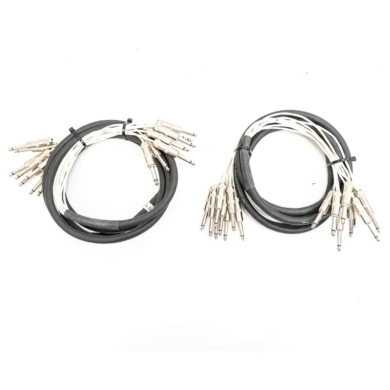 ProCo AccuLink 8-Channel 1/4" TS to 1/4" TS Snake Cable Pair 8ft Studio Audio image 1