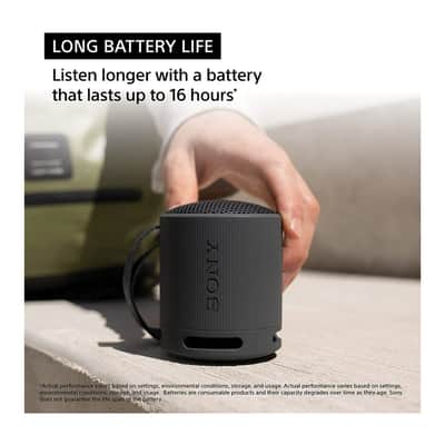 Sony SRS-XB100 Wireless Bluetooth Portable Speaker (Black) with Case Bundle image 9