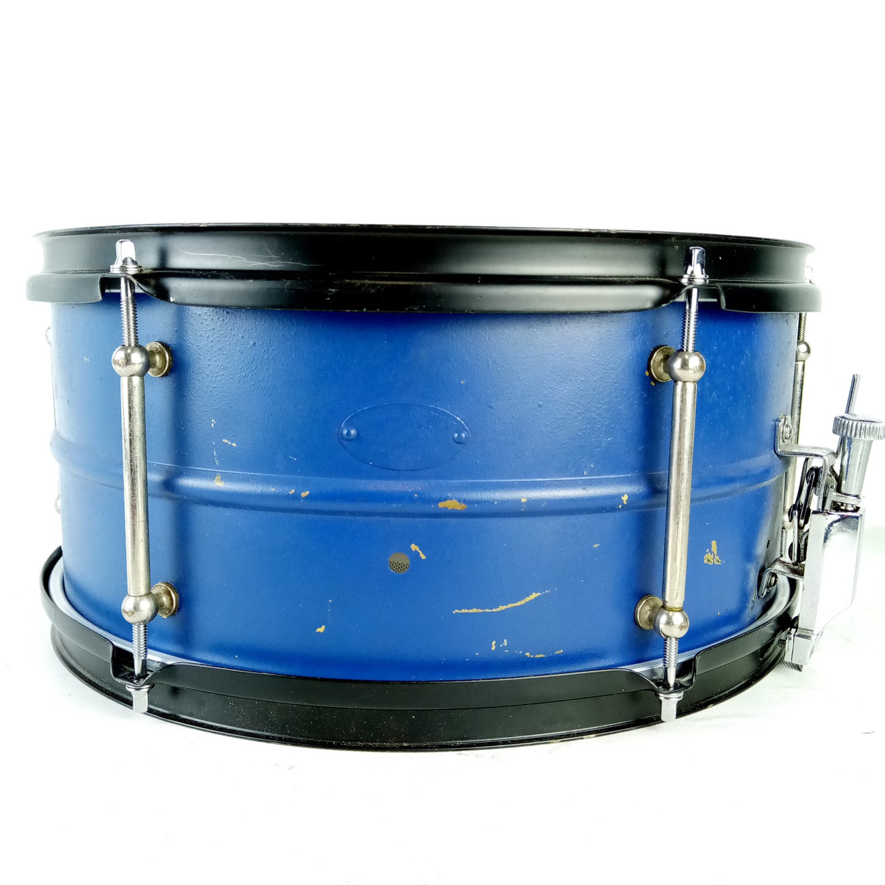 Leedy&Strupe 6.5x14" Brass Snare Drum Vintage 30s L&S Indianapolis,IN USA Custom — main photograph