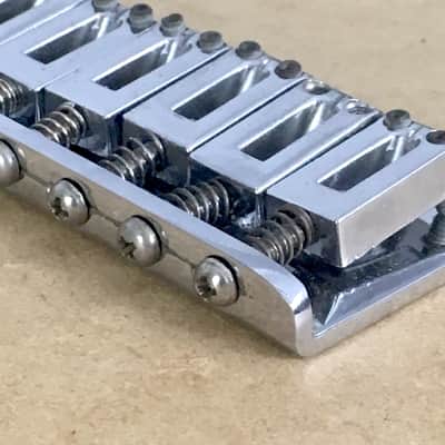Vintage Fender 70s Tele Deluxe Bridge Thinline Hardtail Original 011032 Saddles 52.8mm String Spacing image 3