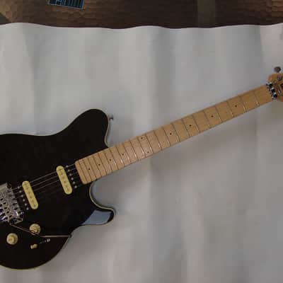 Sterling by Music Man SUB AX4 Black Transparent | Reverb
