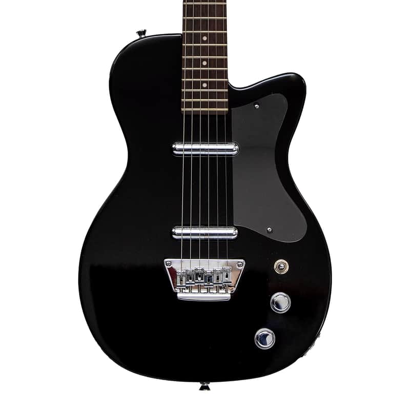 Silvertone 1303 Series Single Cut Electric Guitar - Black - Open Box image 1