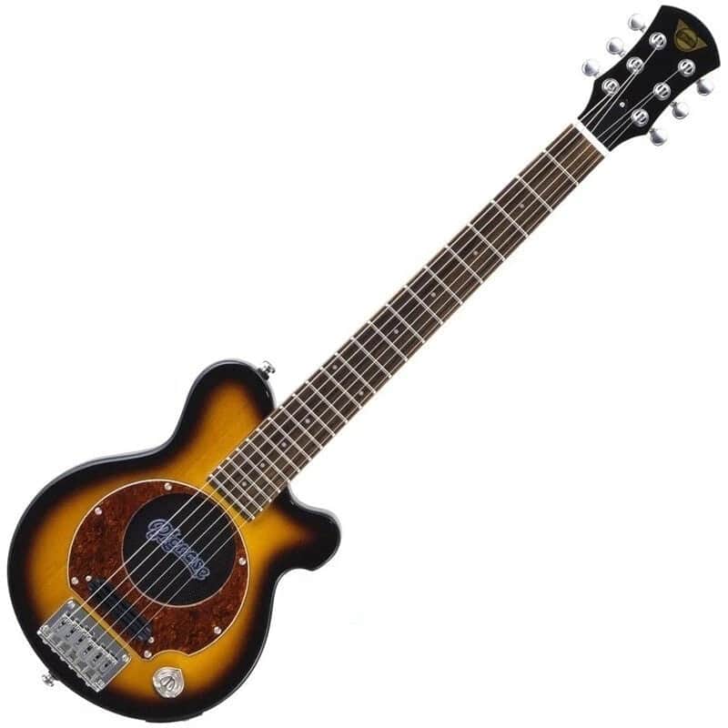 Pignose PGG-200-BS Basswood Body Bolt-On Maple Neck Mini/Travel Built-In Amp 6-String Electric Guitar w/Gig Bag image 1