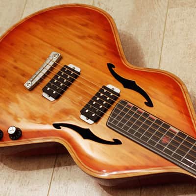 San Lorenzo Guitars Weiss 2017 - Carbon fiber body - Carbon/bamboo top - Lap steel image 7