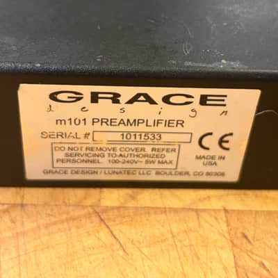 Grace Design m101 Single Channel Mic Preamp 2010s - Black - SERVICED imagen 7